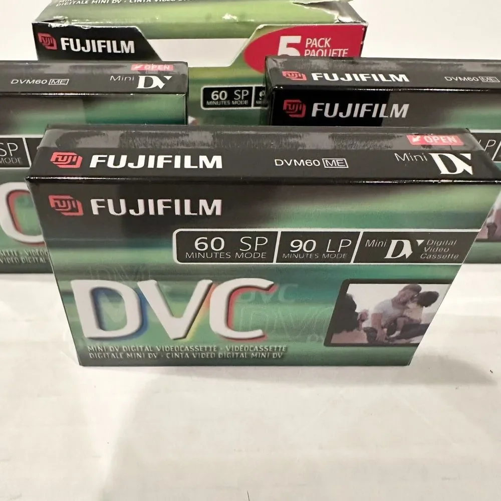 Fujifilm DVC Mini DV Digital Video Cassettes 60 Min‎ SP Sealed 3 Pack